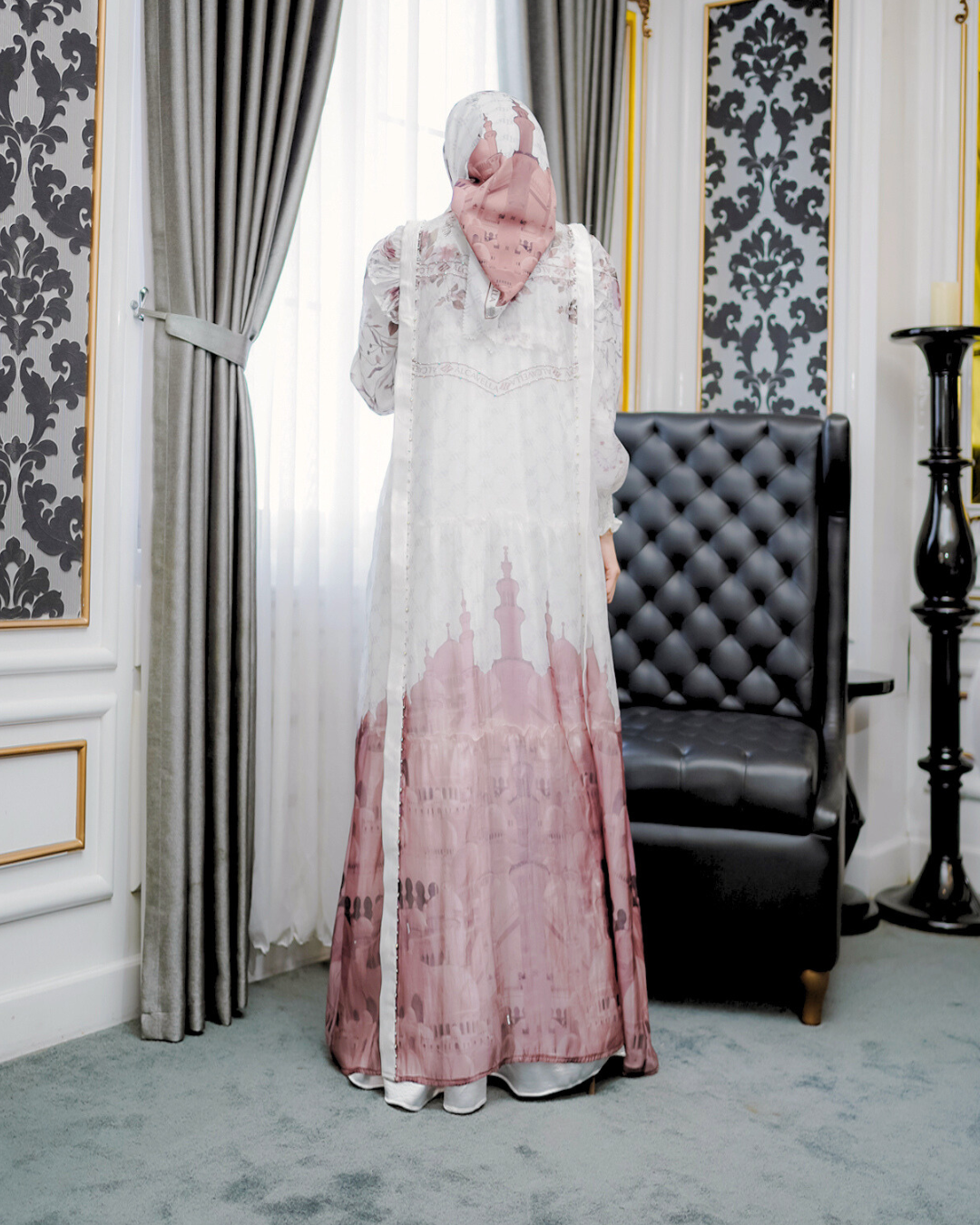 MAHEERA DRESS - BROKEN WHITE