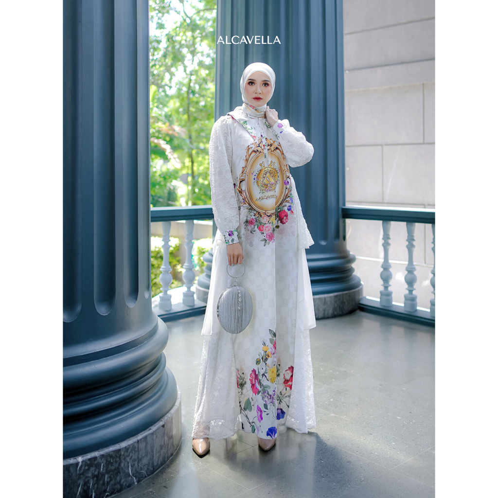 ROSSELA DRESS - BROKENWHITE