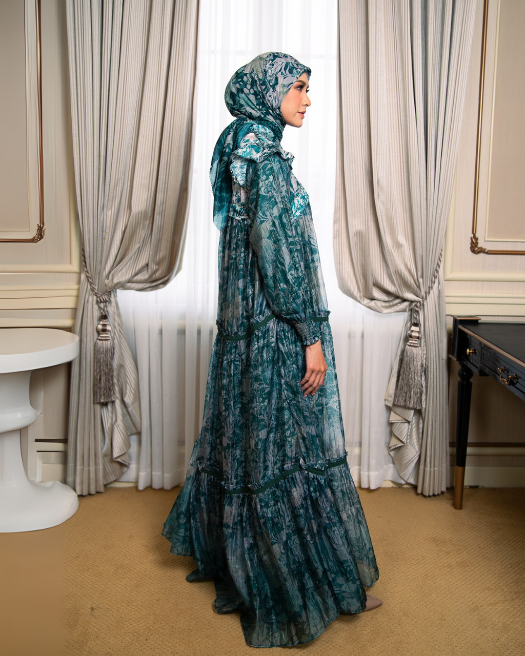 ZARELIA DRESS - EMERALD