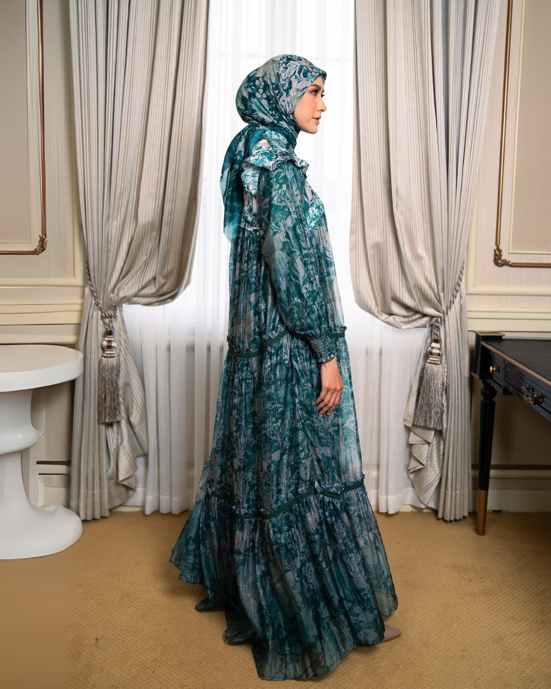 ZARELIA DRESS - EMERALD
