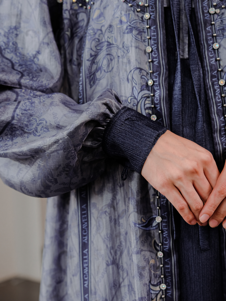 YARAA DRESS - STONEBLUE