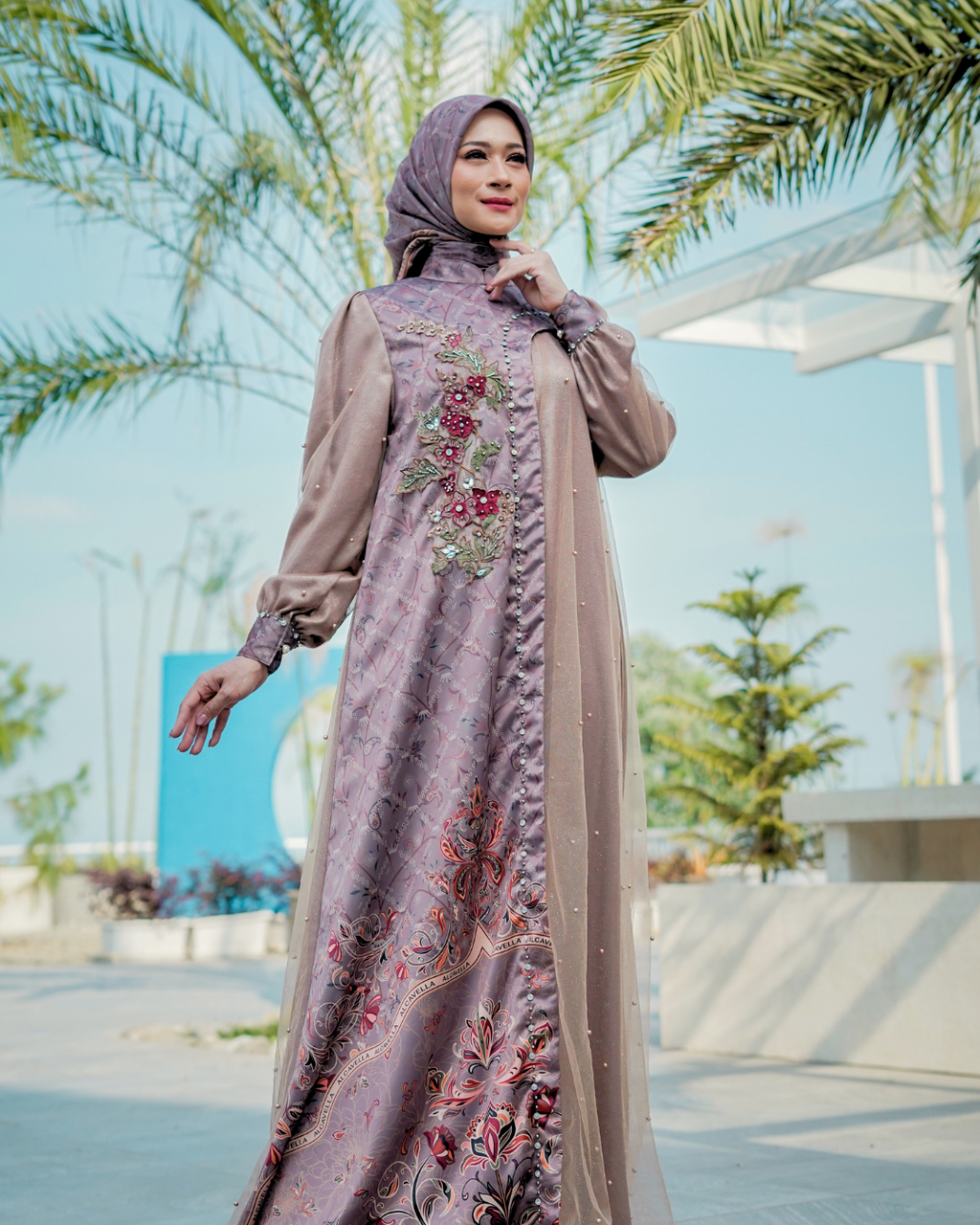 DAVINA DRESS - MOCHA BLISS