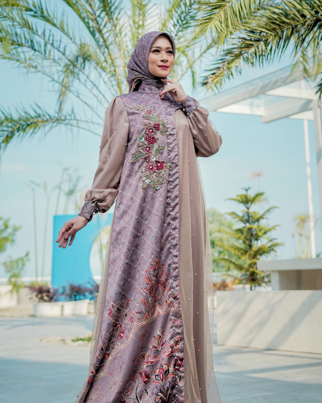 DAVINA DRESS - MOCHA BLISS