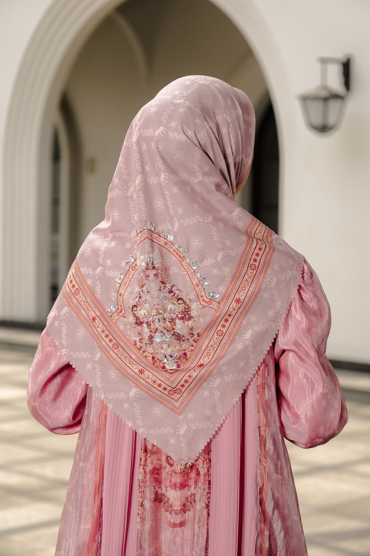 ZAREESHA AMEERA DRESS - BLUSH PINK