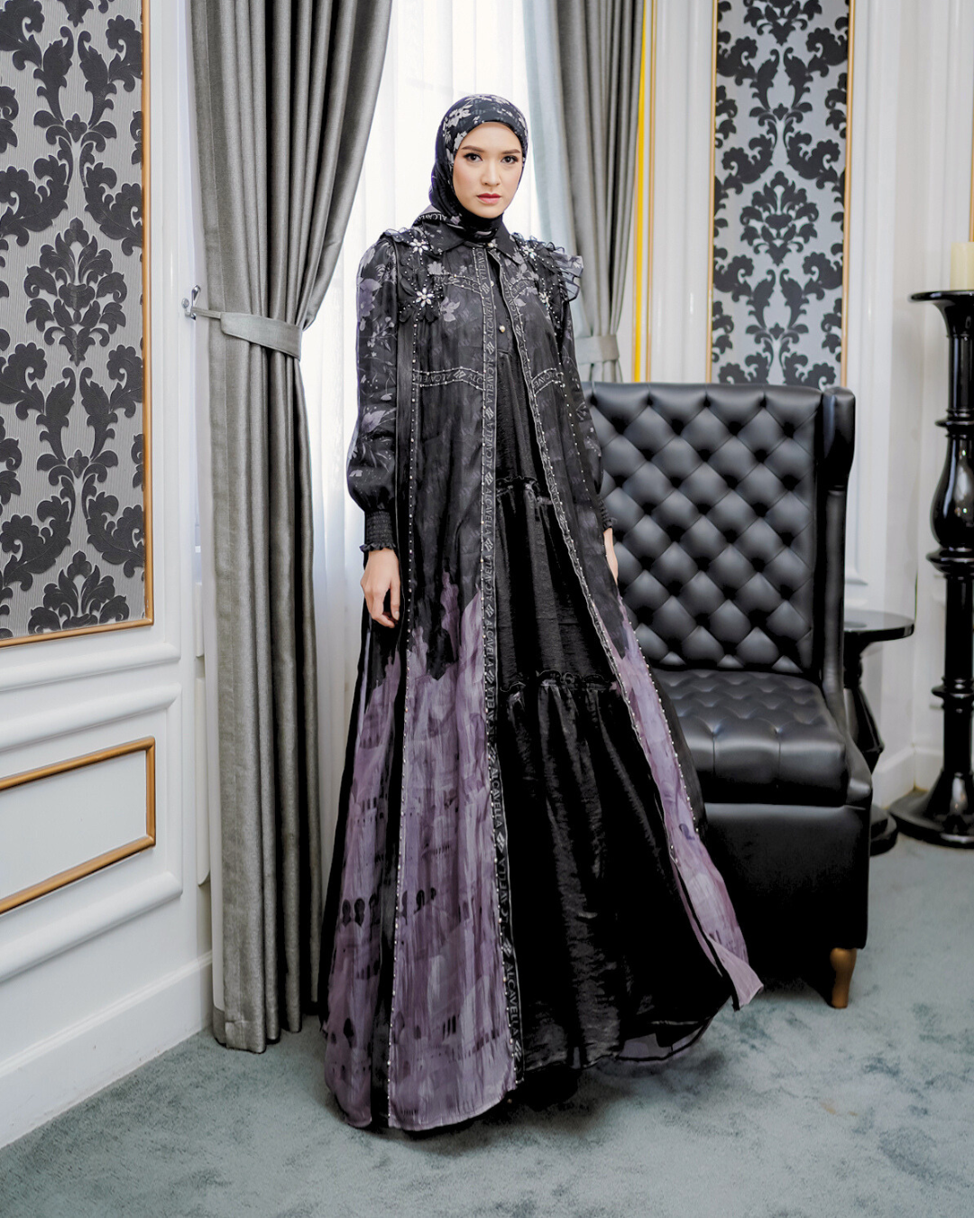 MAHEERA DRESS - BLACK