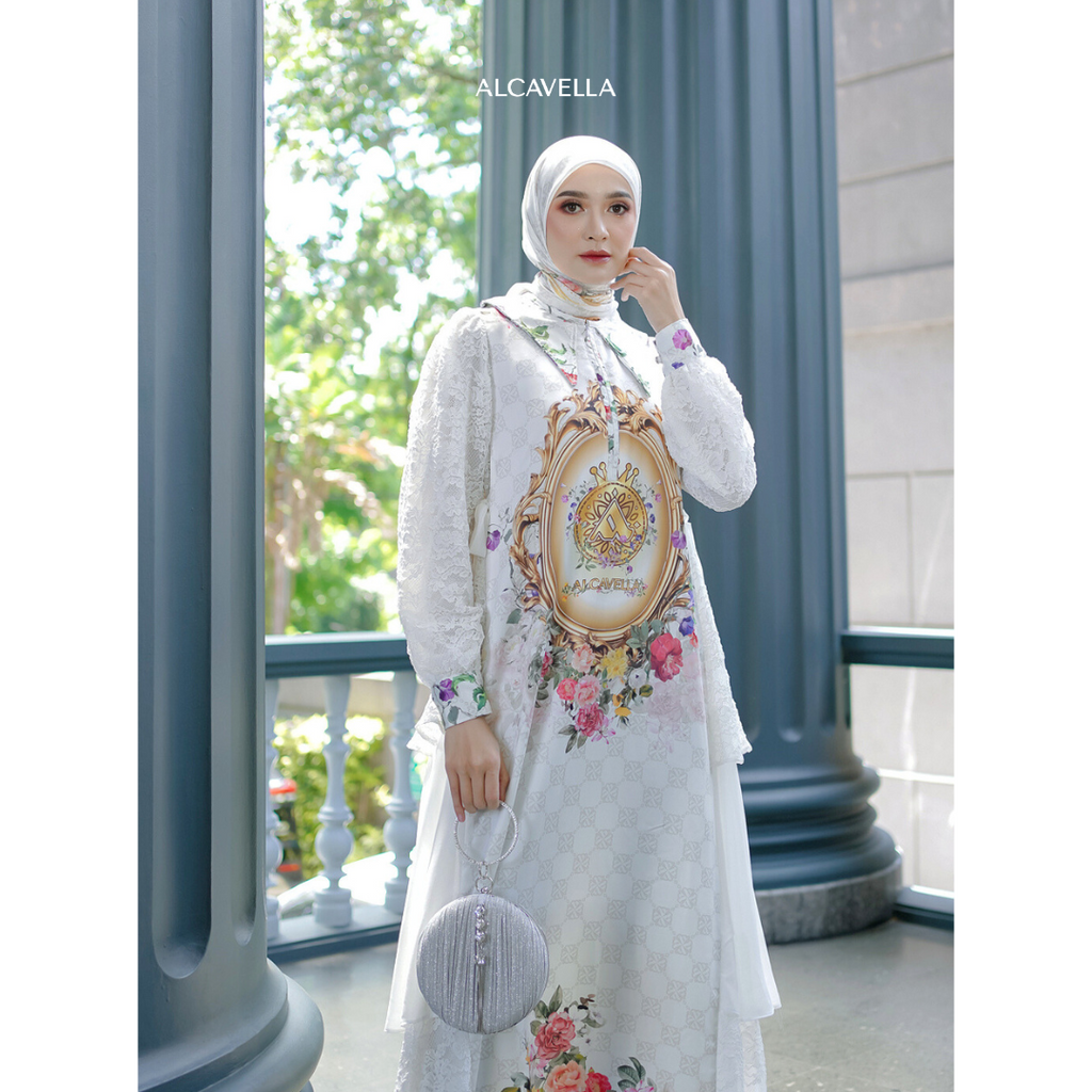 ROSSELA DRESS - BROKENWHITE