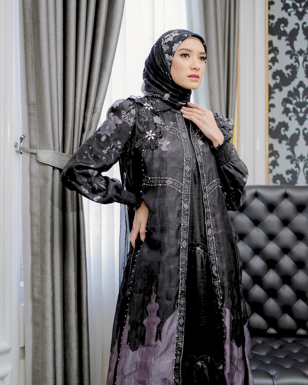 MAHEERA DRESS - BLACK