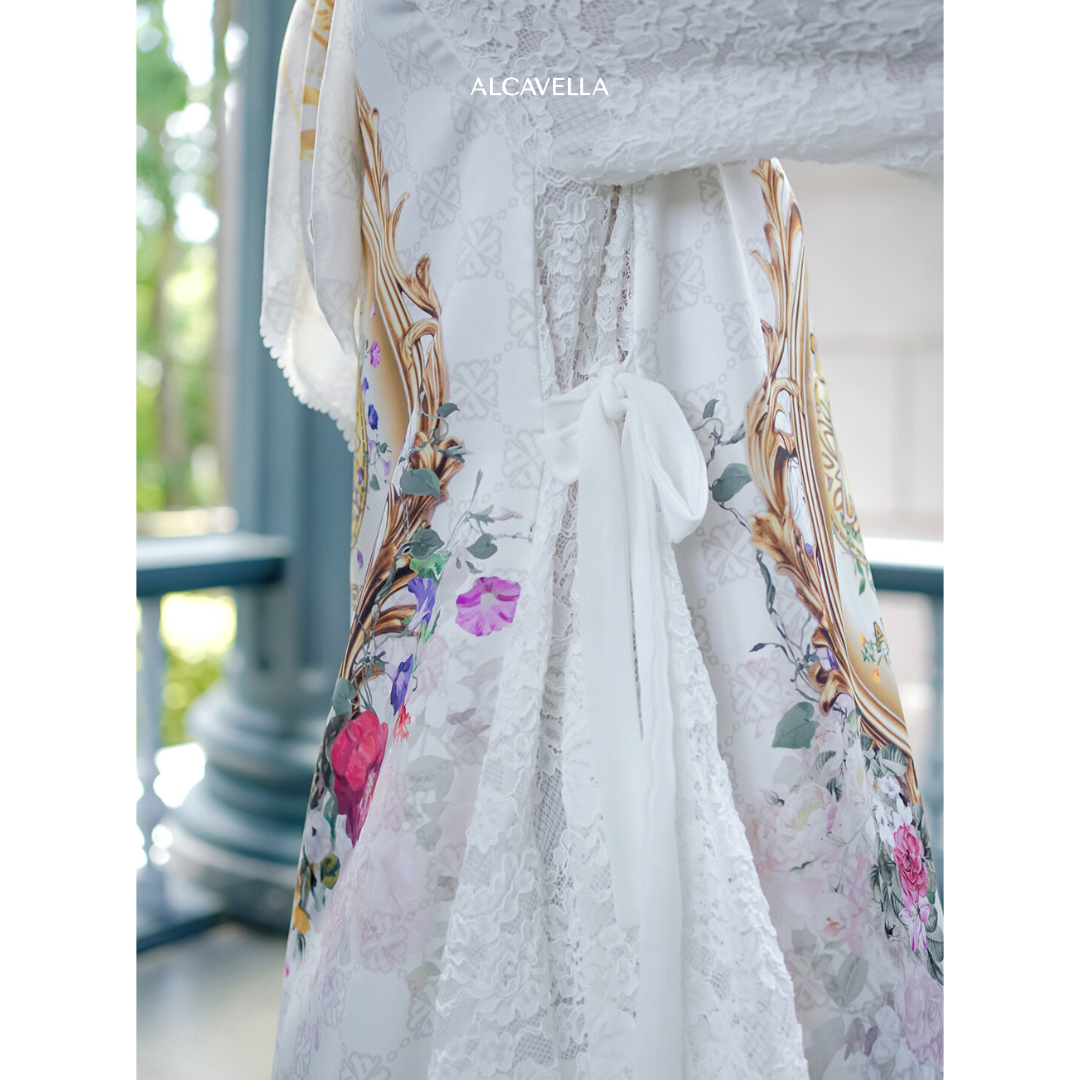 ROSSELA DRESS - BROKENWHITE