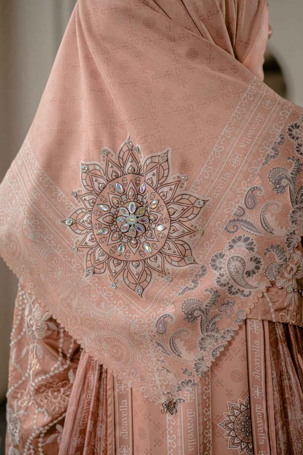 ZARELIA LACE DRESS - MOCHABROWN