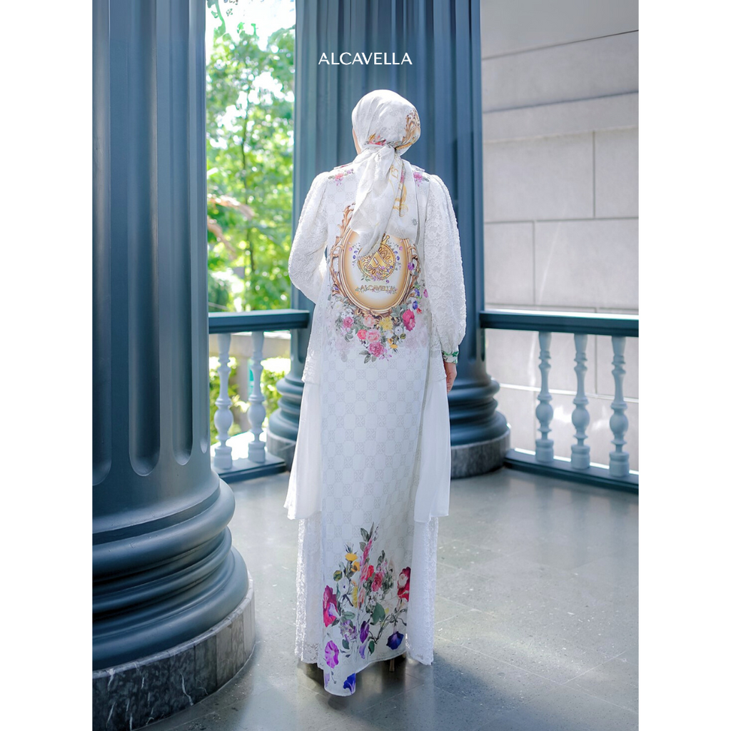 ROSSELA DRESS - BROKENWHITE