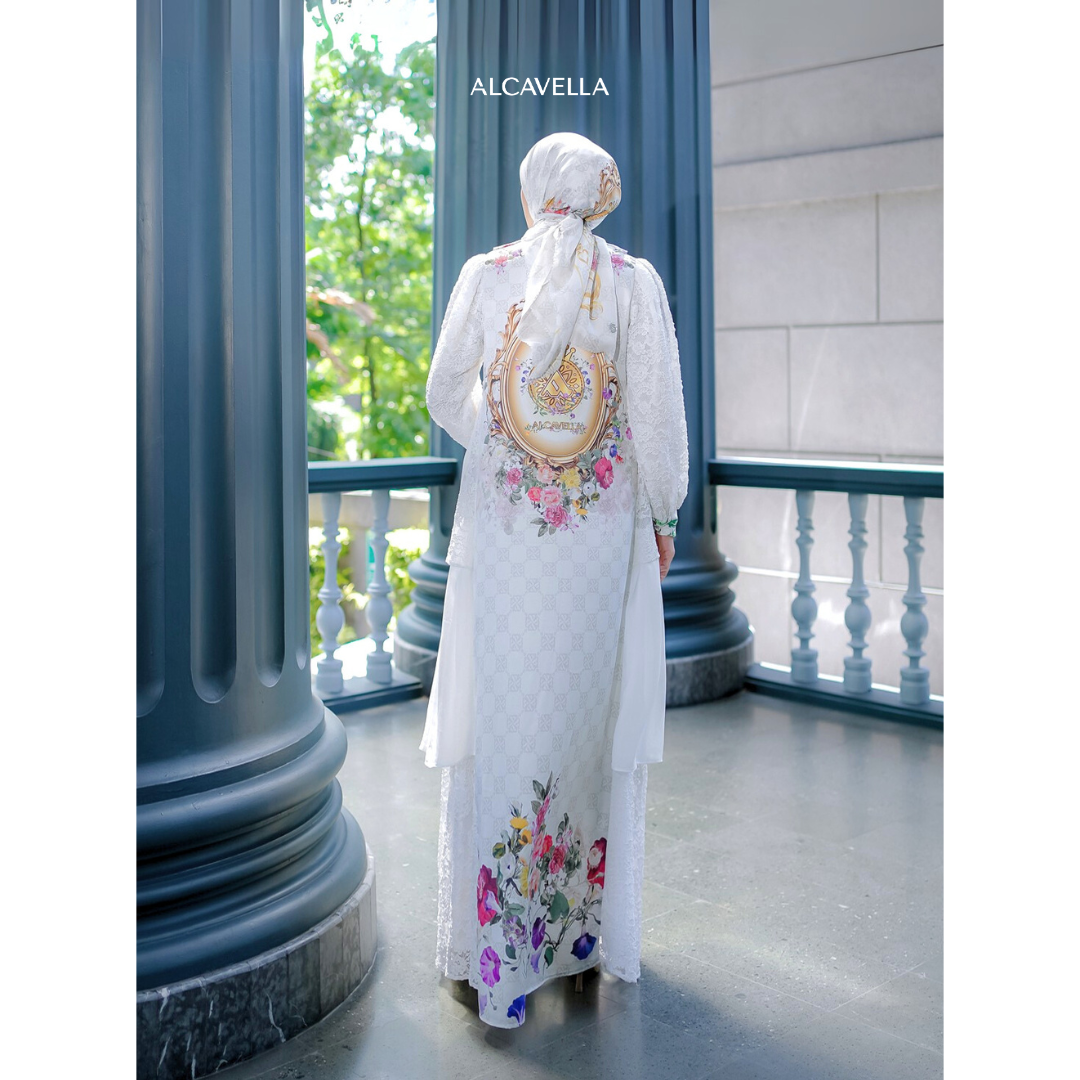 ROSSELA DRESS - BROKENWHITE