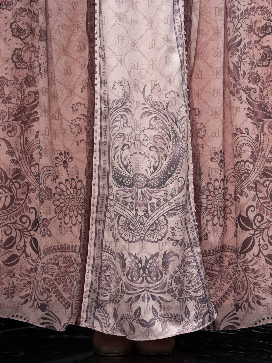 ZALEEA DRESS - DUSTYPINK