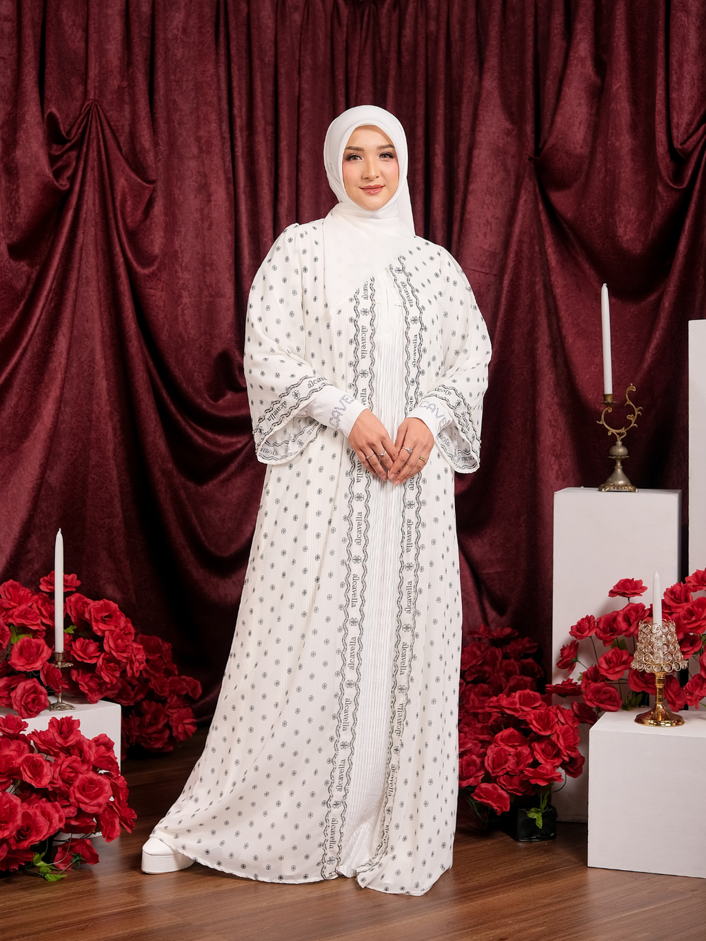 SHAIRAA ABAYA - BROKENWHITE
