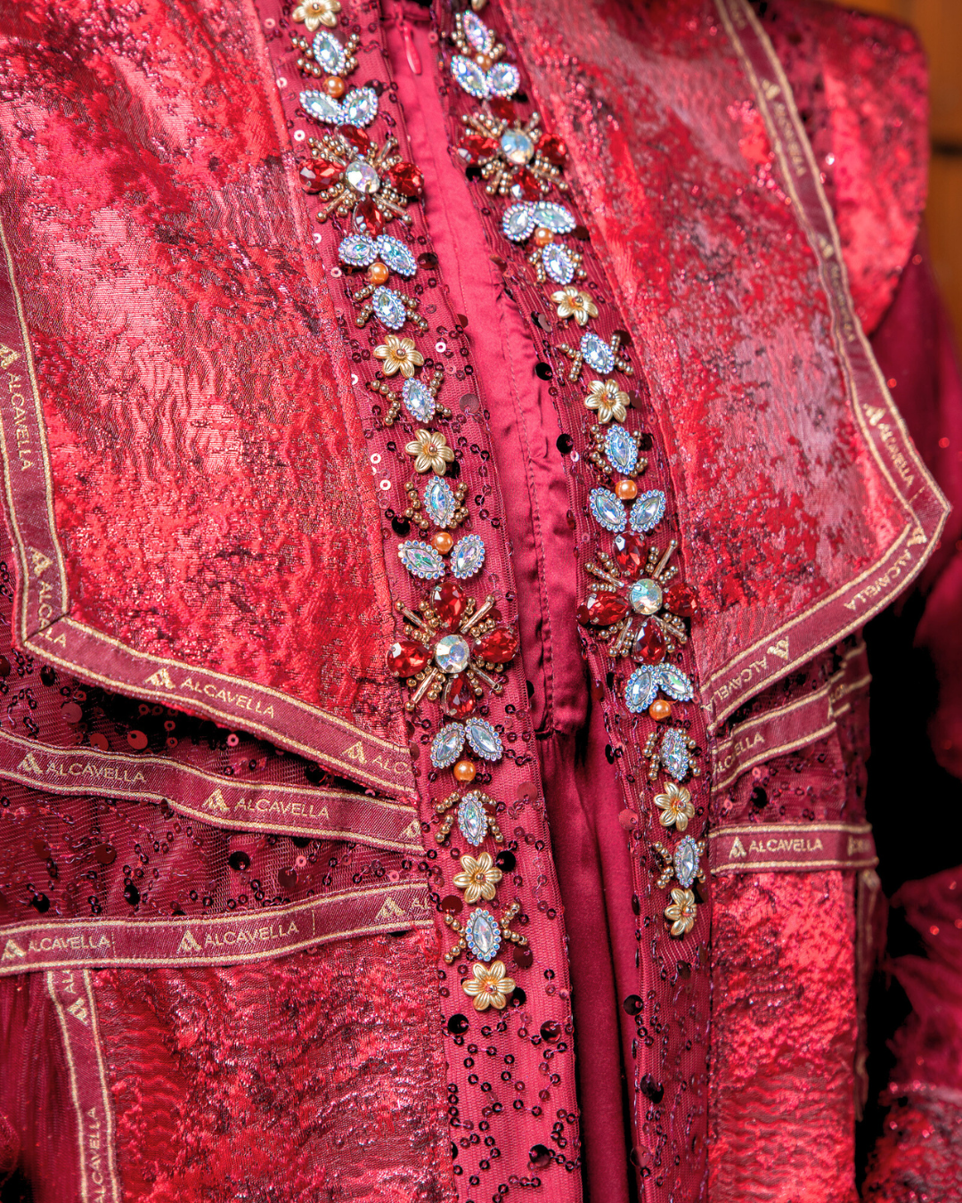 SHARADIVA DRESS - MAROON