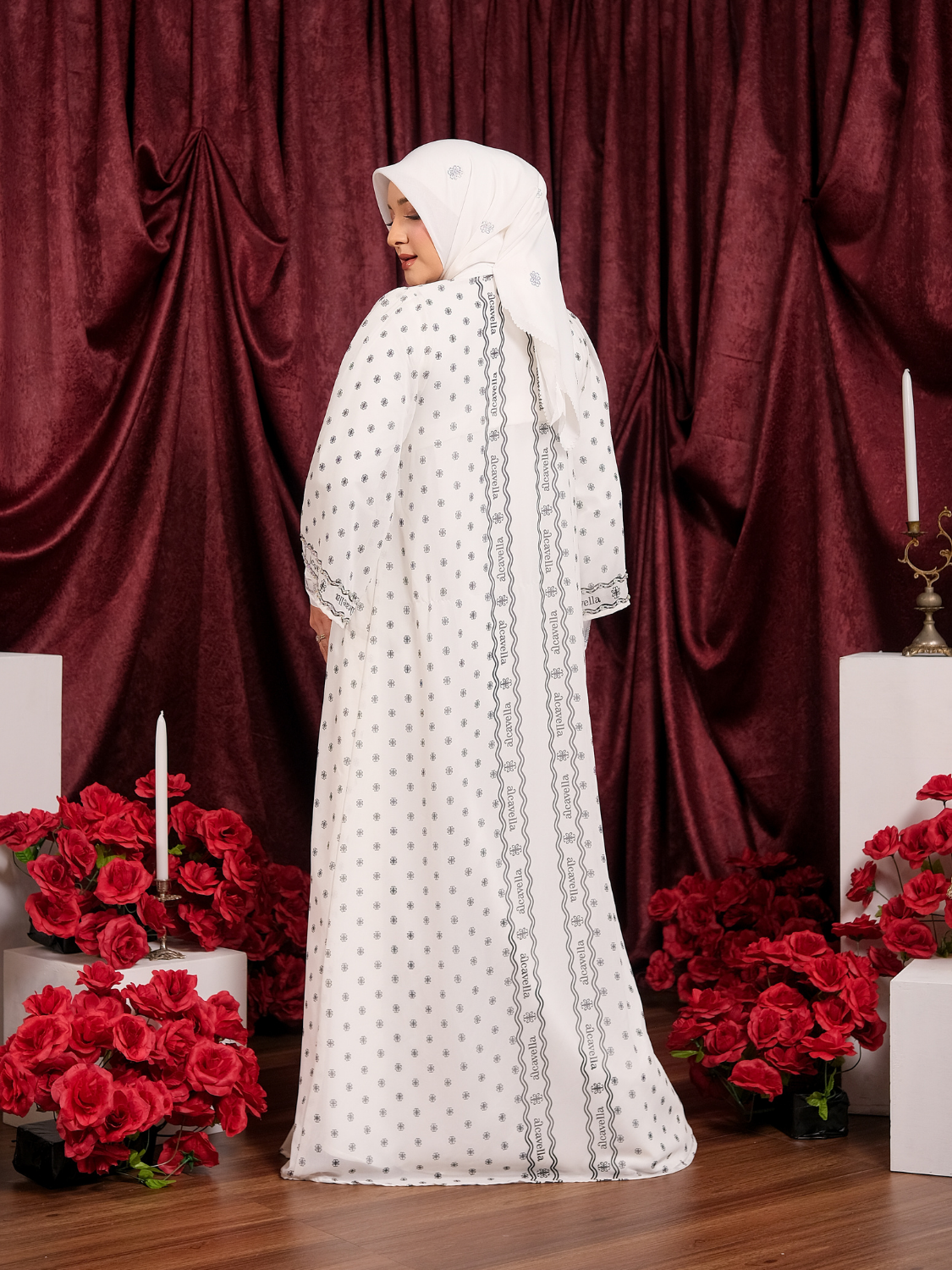 SHAIRAA ABAYA - BROKENWHITE