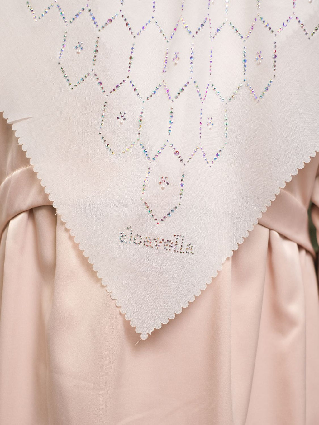 ZELIAA KRISTAL SCARF - BROKENWHITE