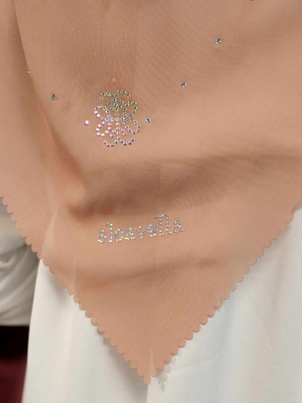 MONOGRAM KRISTAL SCARF - EXPRESSO