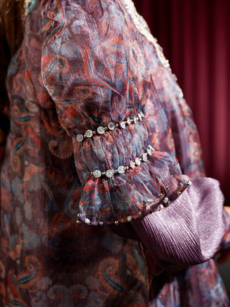 ZAURA LYRAA KIDS DRESS - TAUPE