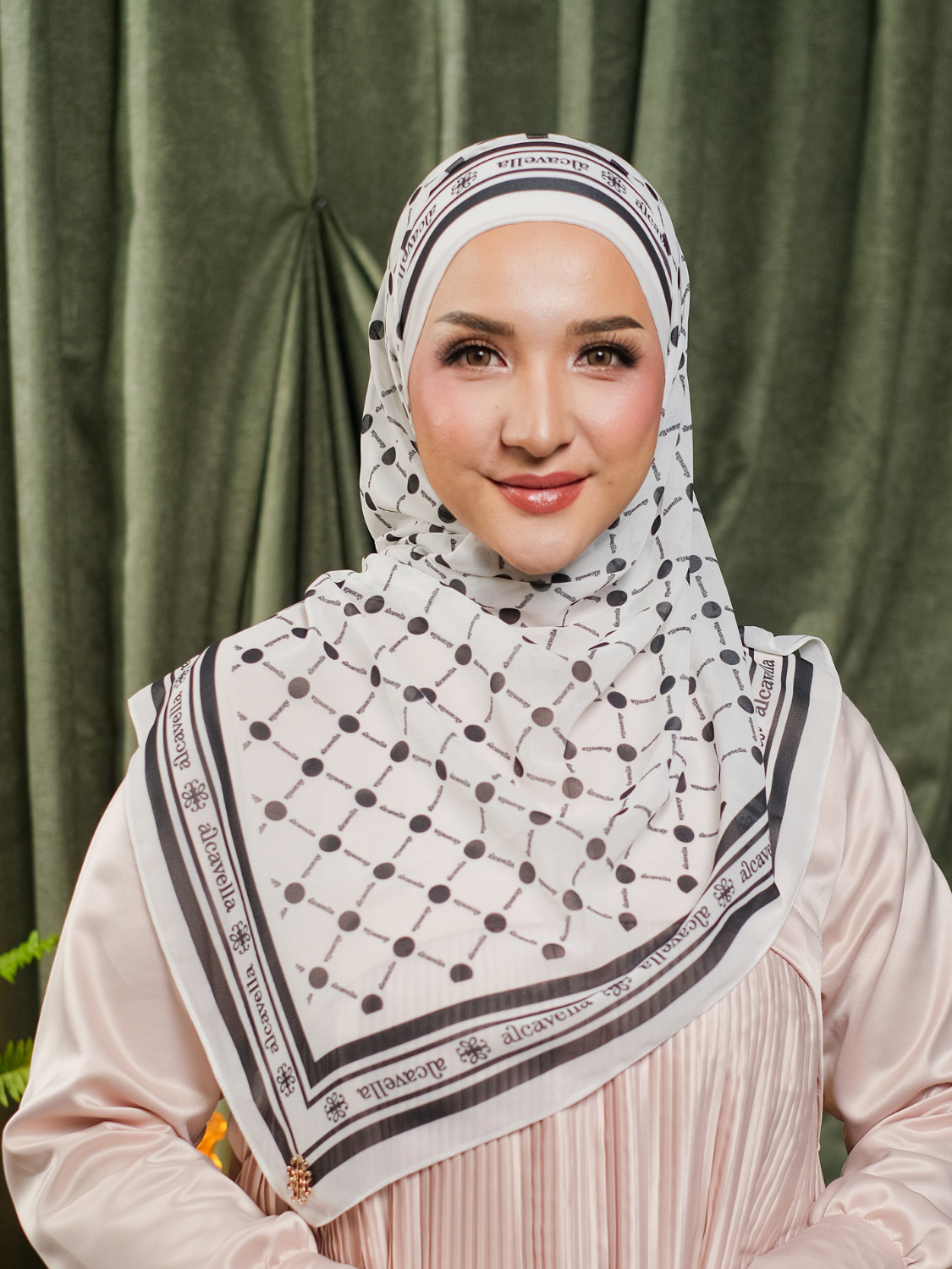 PASHMINA POLKA - BROKENWHITE