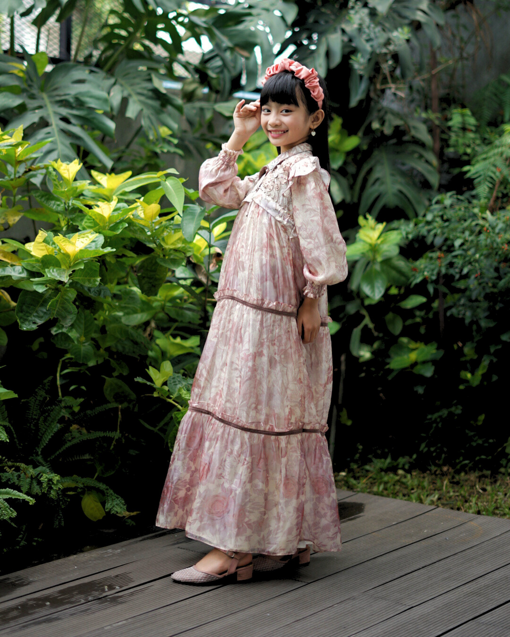 ZARELIA KIDS DRESS - CREAM