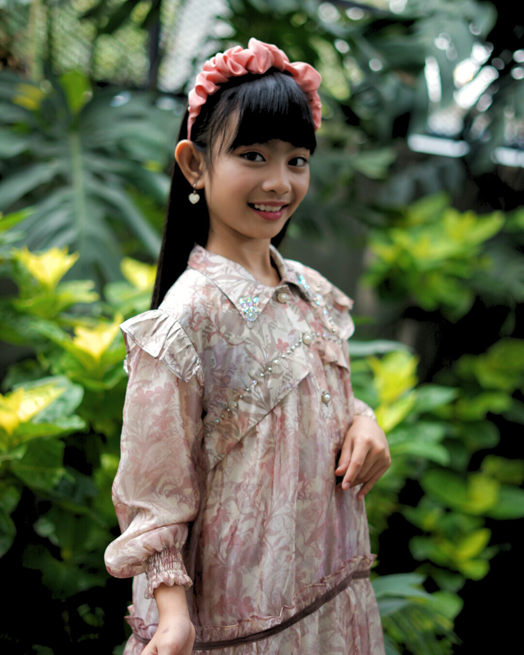 ZARELIA KIDS DRESS - CREAM