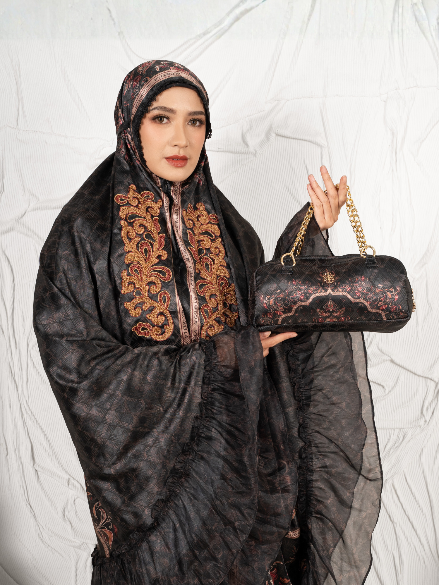 ELVARA MUKENA - BLACK