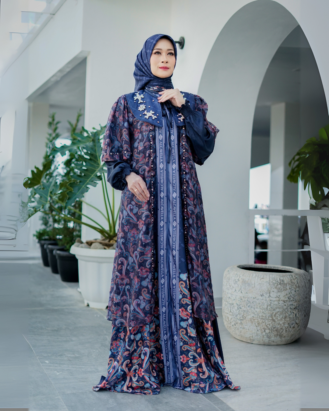ZAURA LUMA DRESS - MIDNIGHT BLUE