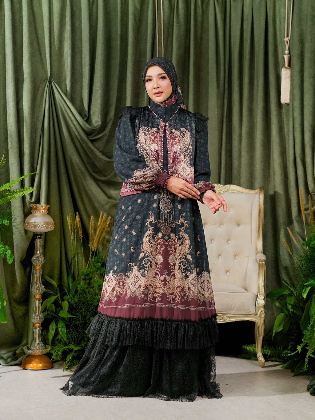 SHAZIAA DRESS - BLACK