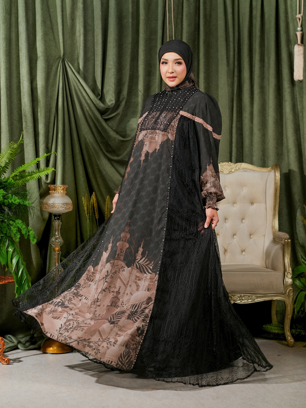 MAYESHA DRESS - MIDNIGHT