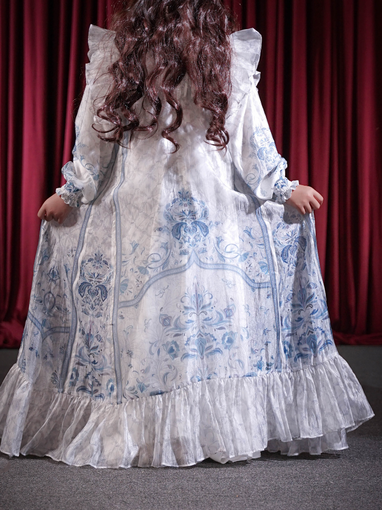 ELVARA KIDS DRESS - POWDERBLUE