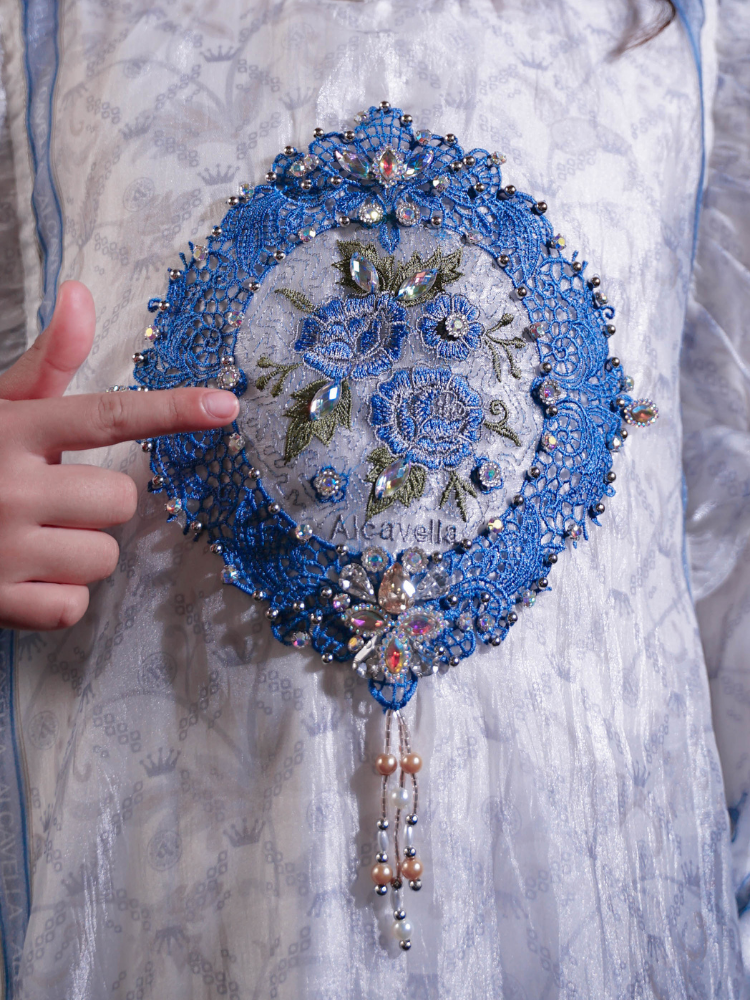 ELVARA KIDS DRESS - POWDERBLUE