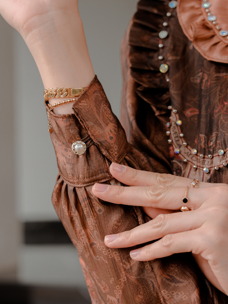 YARAA DRESS - CHESNUT