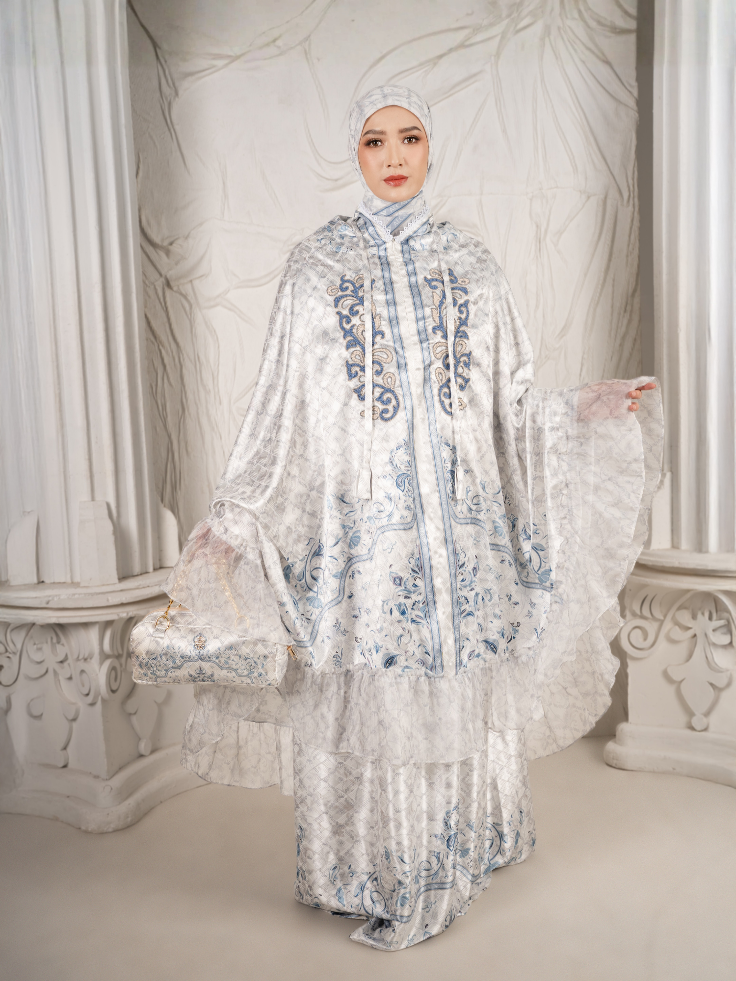 ELVARA MUKENA - POWDERBLUE