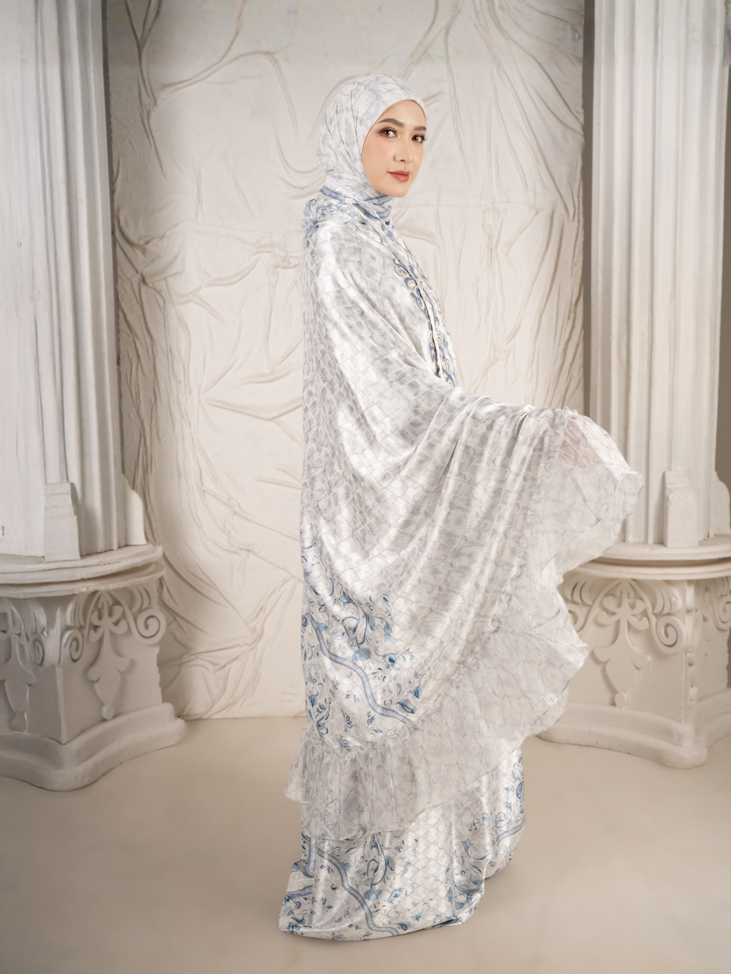 ELVARA MUKENA - POWDERBLUE