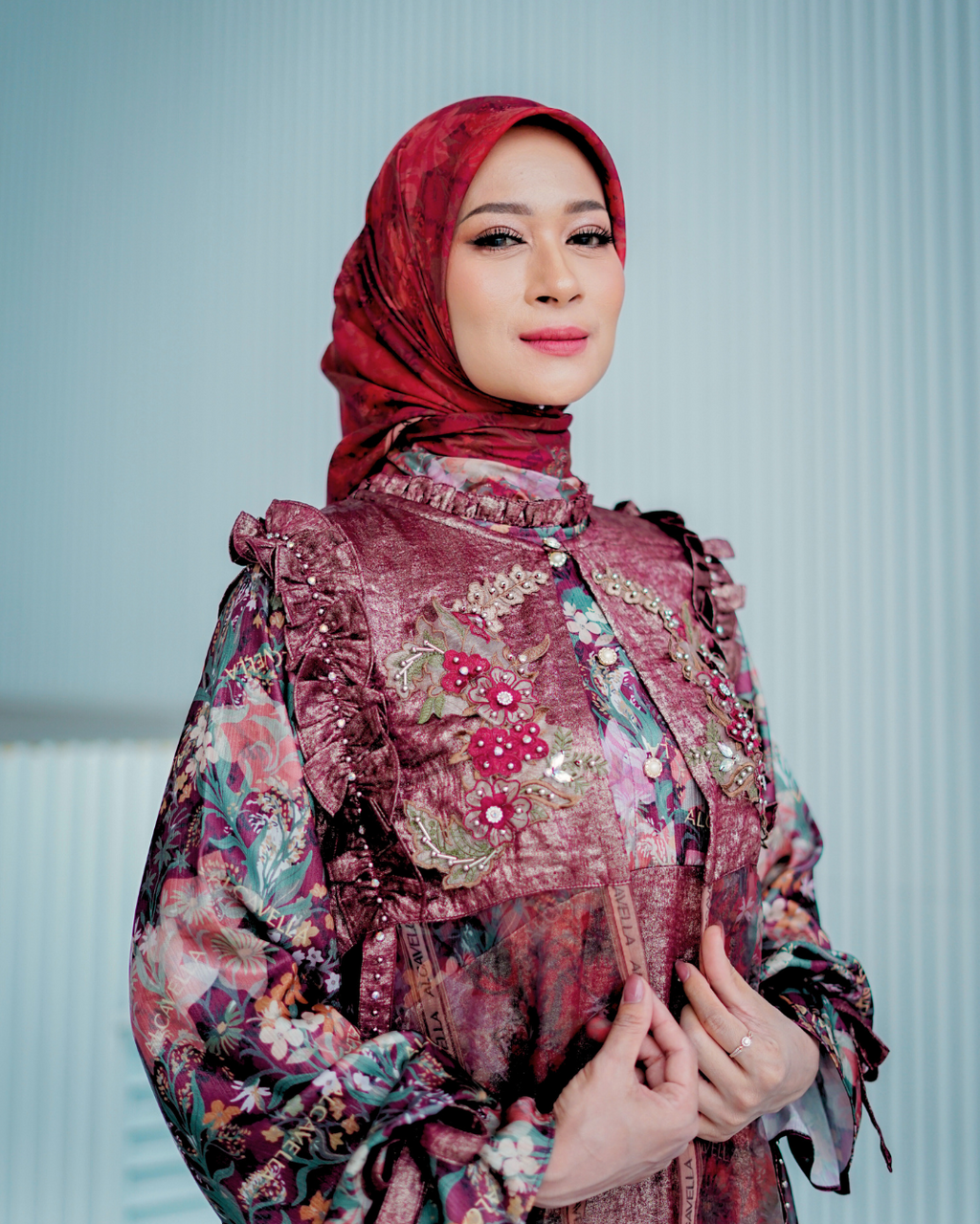 ZARELIA SAVAA DRESS - BERRYWOOD