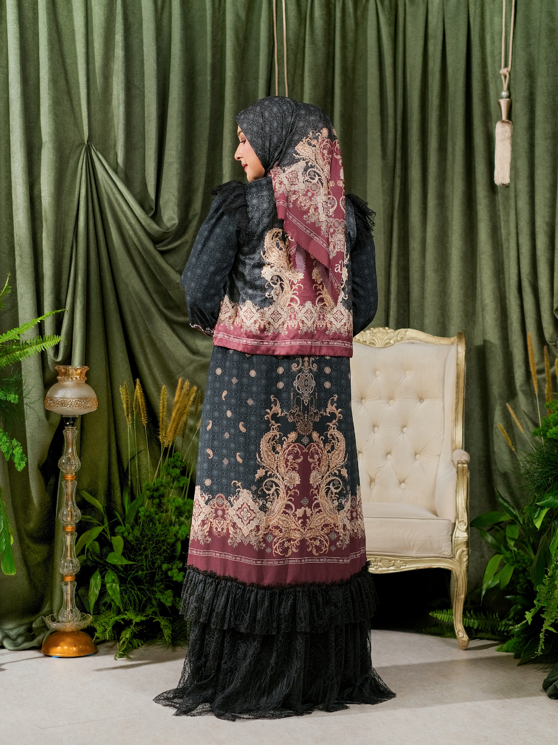 SHAZIAA DRESS - BLACK
