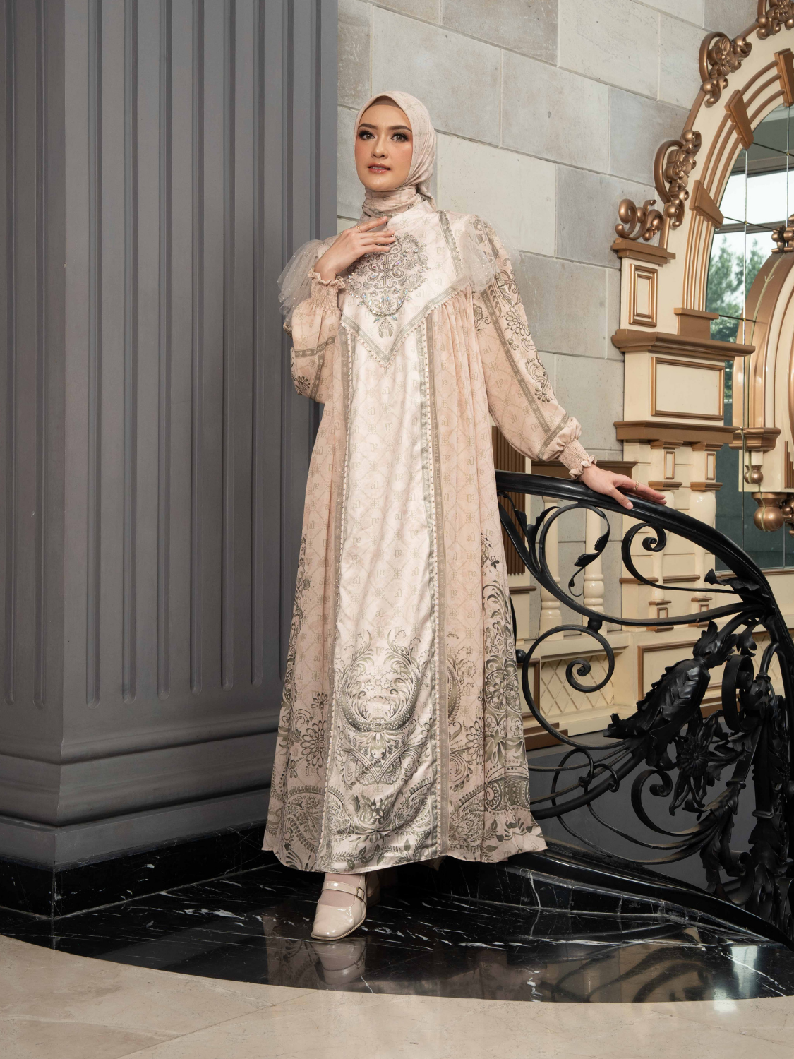 ZALEEA DRESS - PISTACHIO
