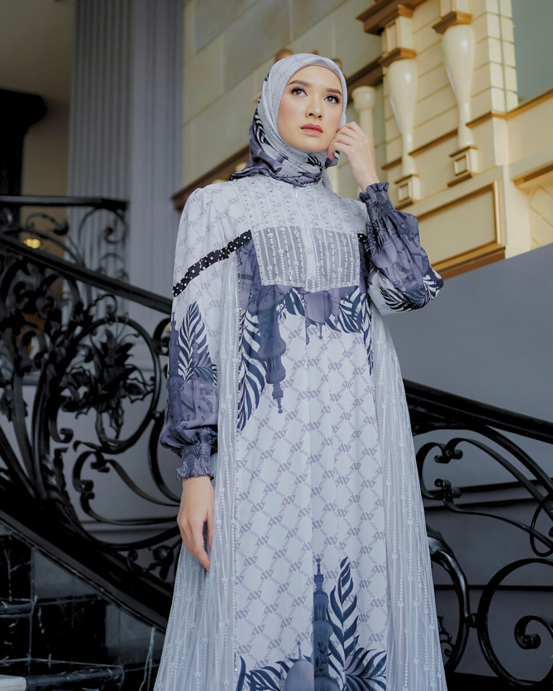 MAYESHA DRESS - GREY