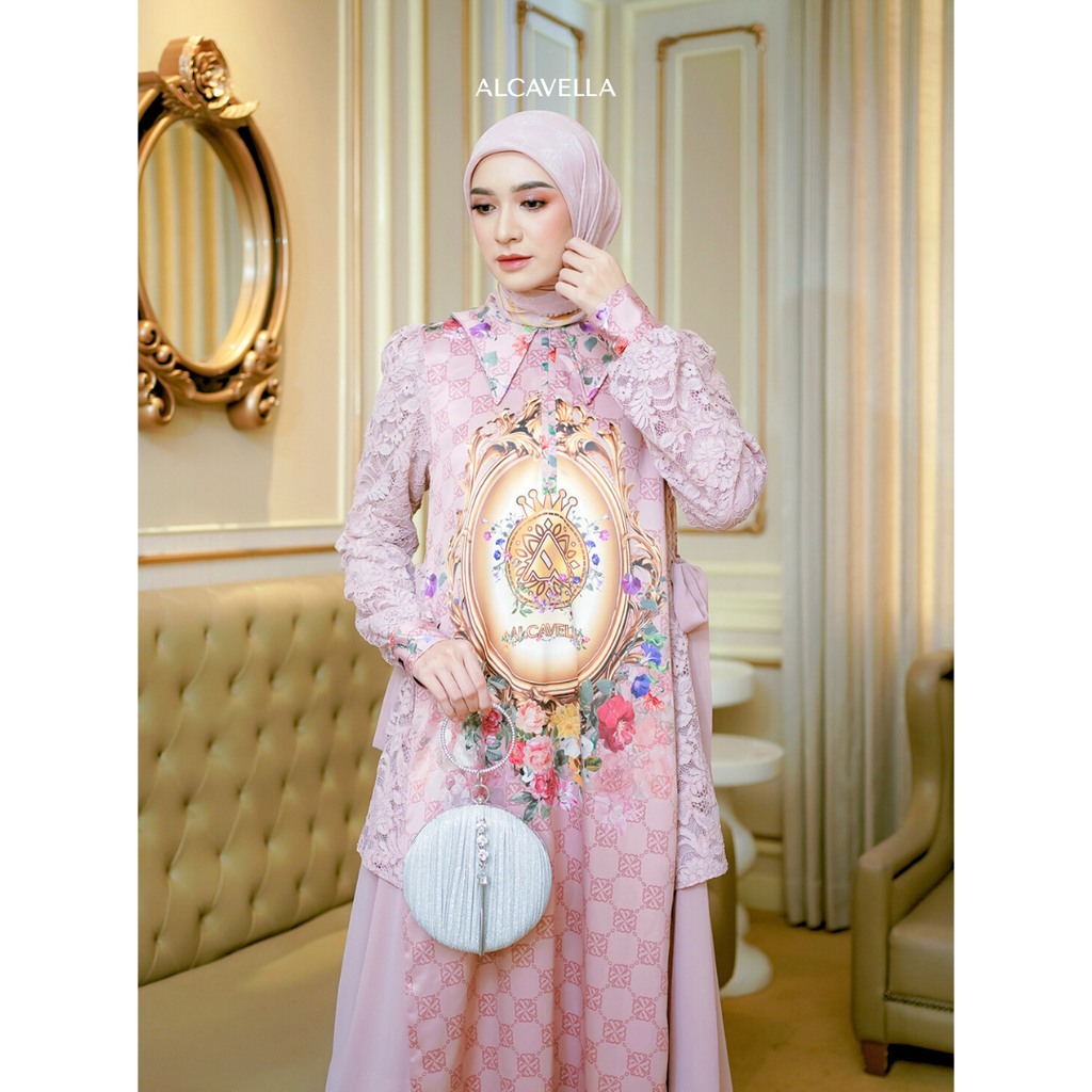 ROSSELA DRESS - DUSTYPINK
