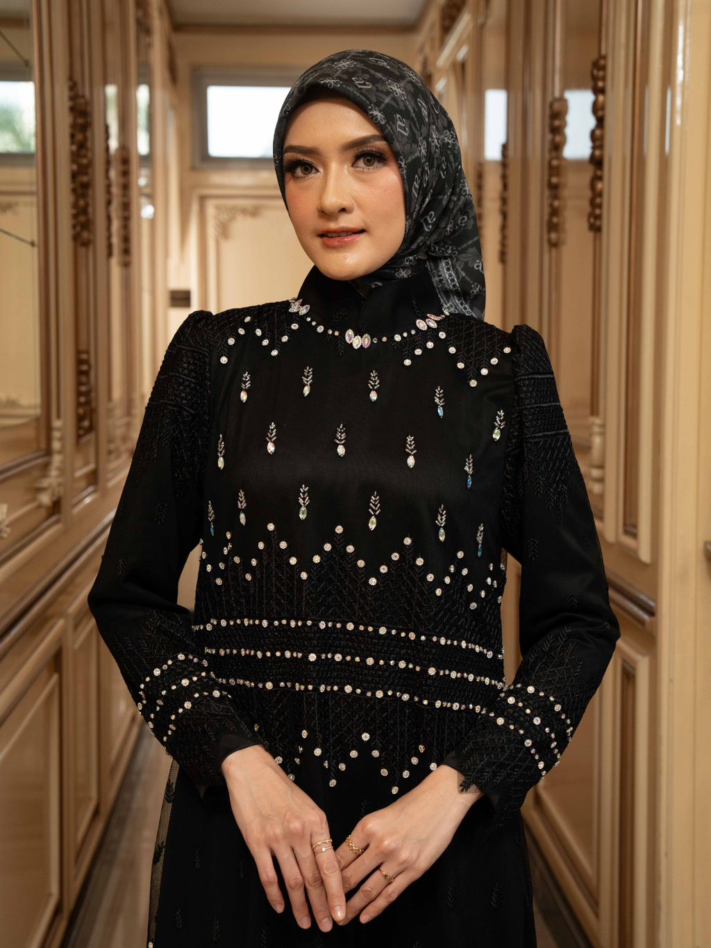 ZYVANNA DRESS - BLACK