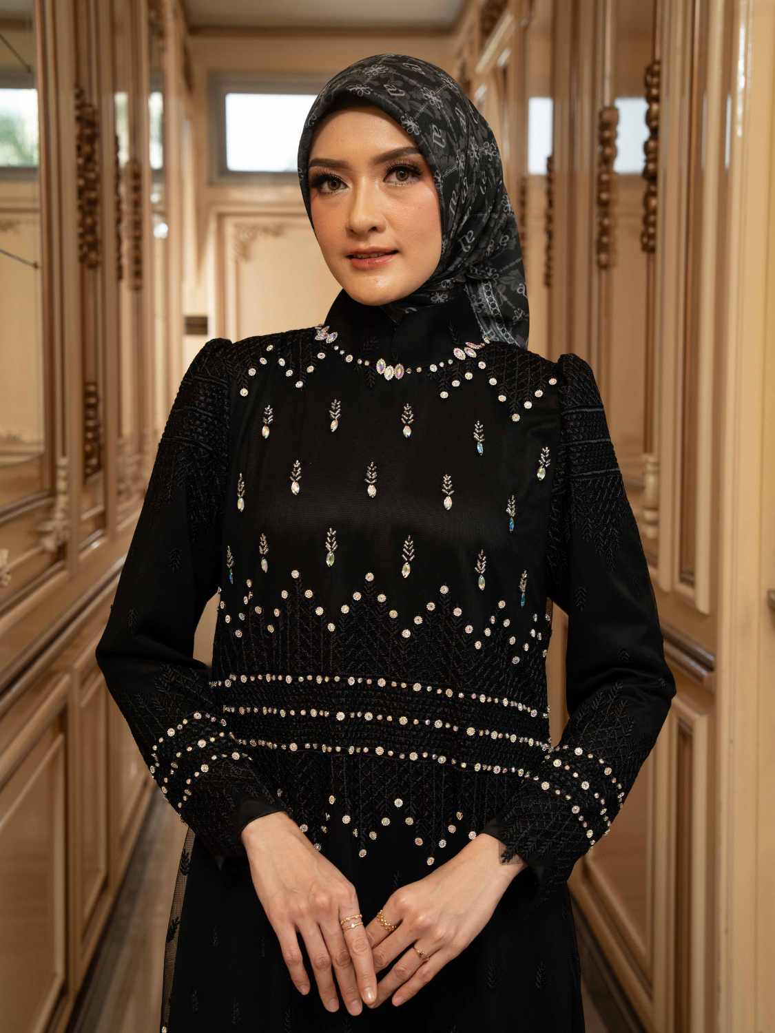 ZYVANNA DRESS - BLACK