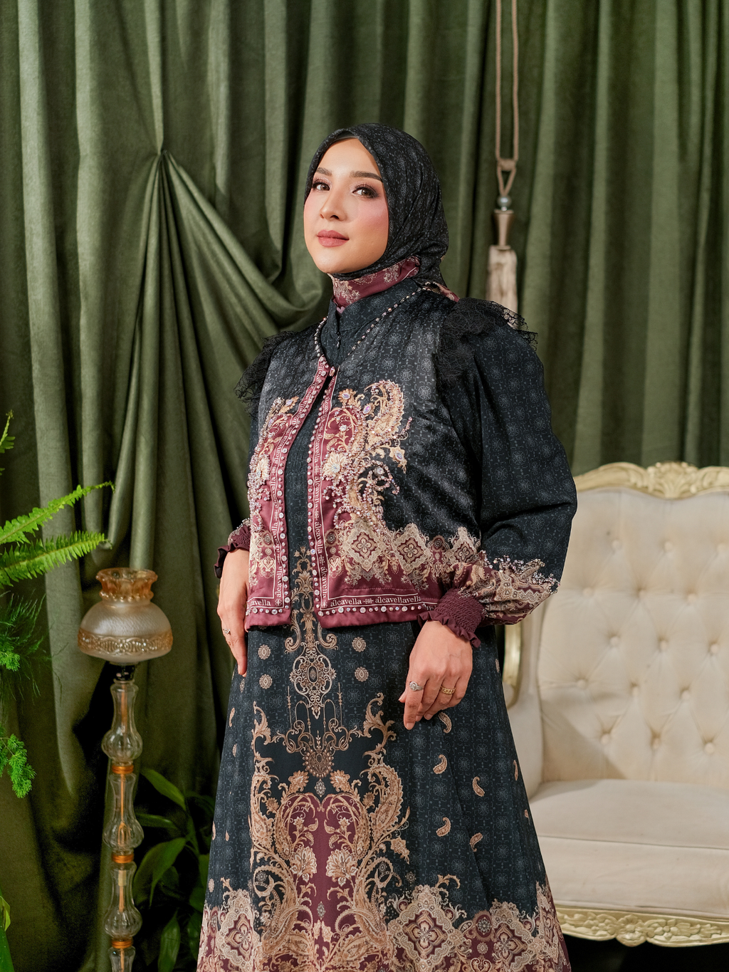 SHAZIAA DRESS - BLACK