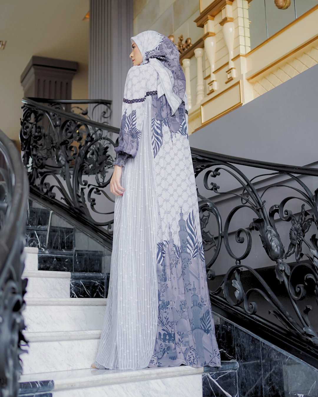 MAYESHA DRESS - GREY
