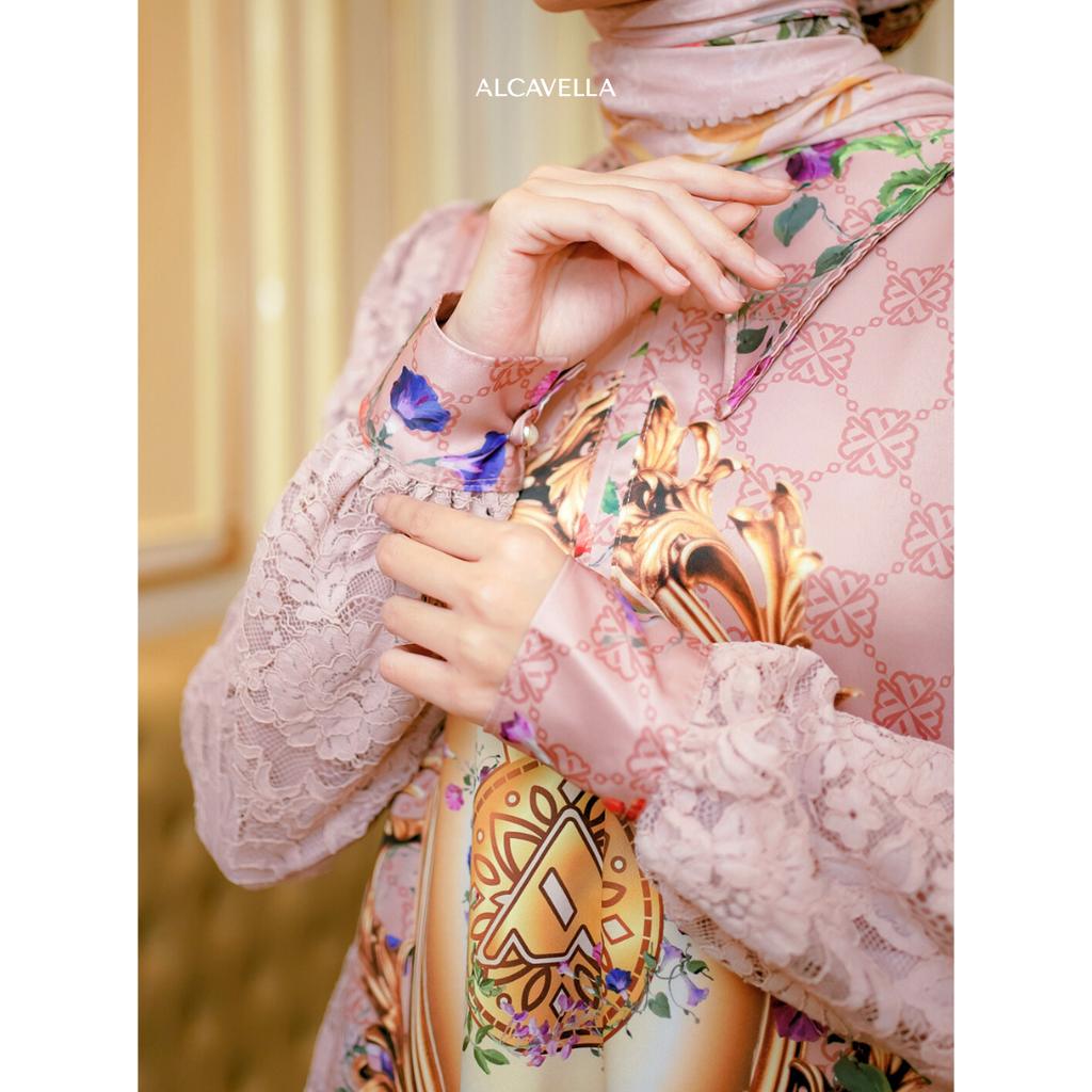 ROSSELA DRESS - DUSTYPINK
