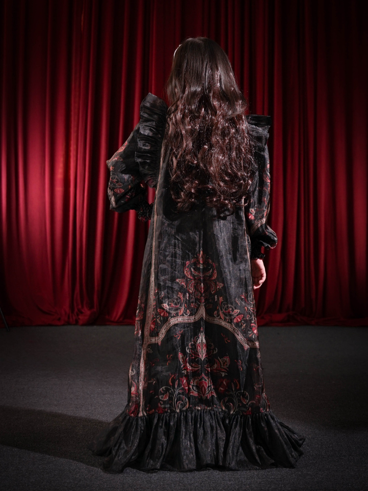 ELVARA KIDS DRESS - BLACK