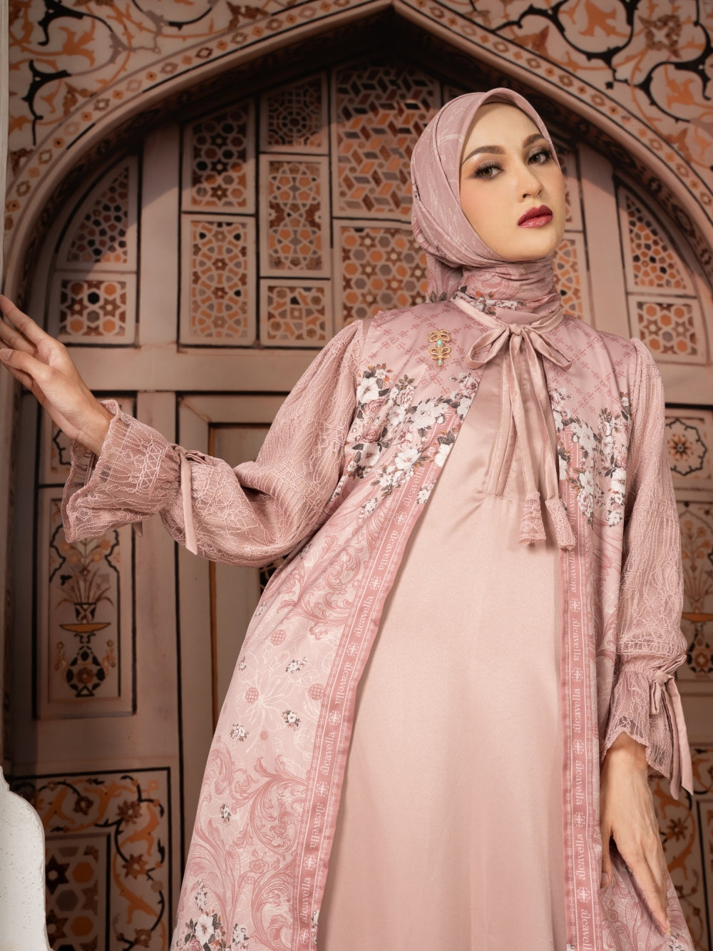 CALIANDRA DRESS - BLUSHPINK