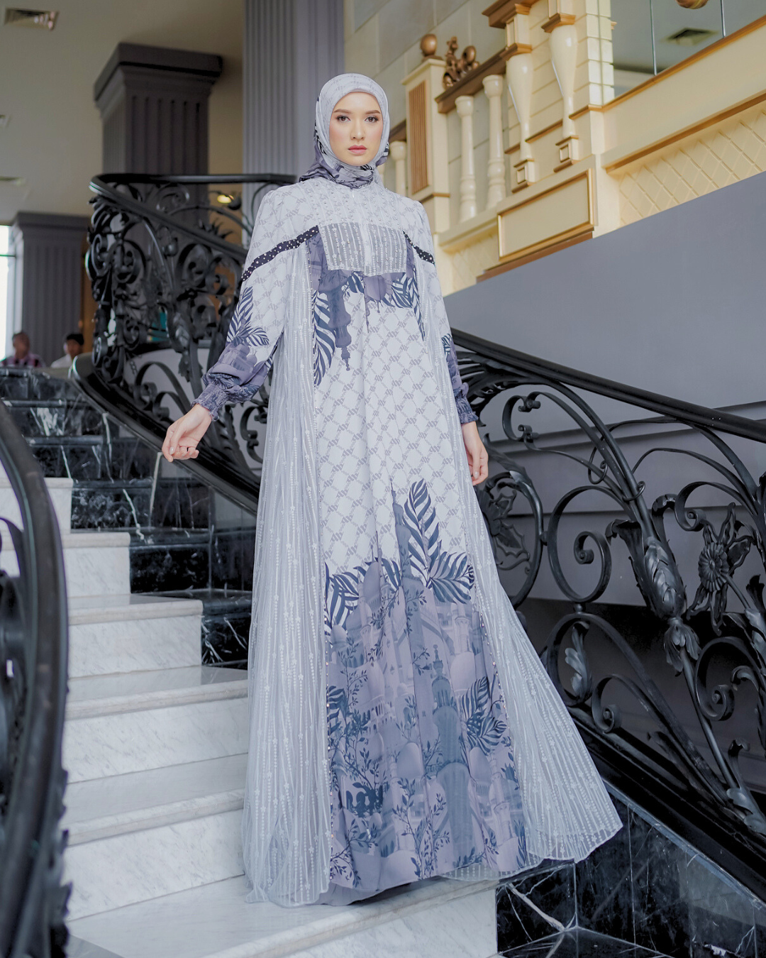 MAYESHA DRESS - GREY