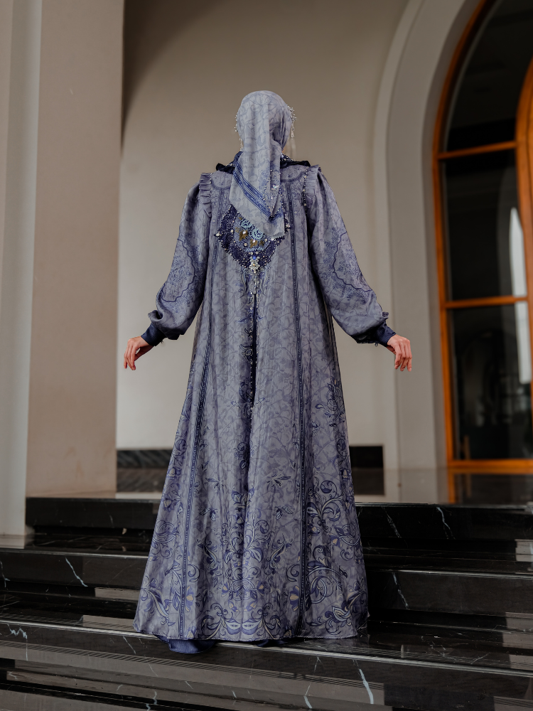YARAA DRESS - STONEBLUE
