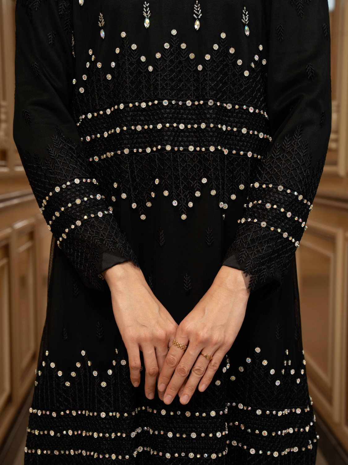 ZYVANNA DRESS - BLACK