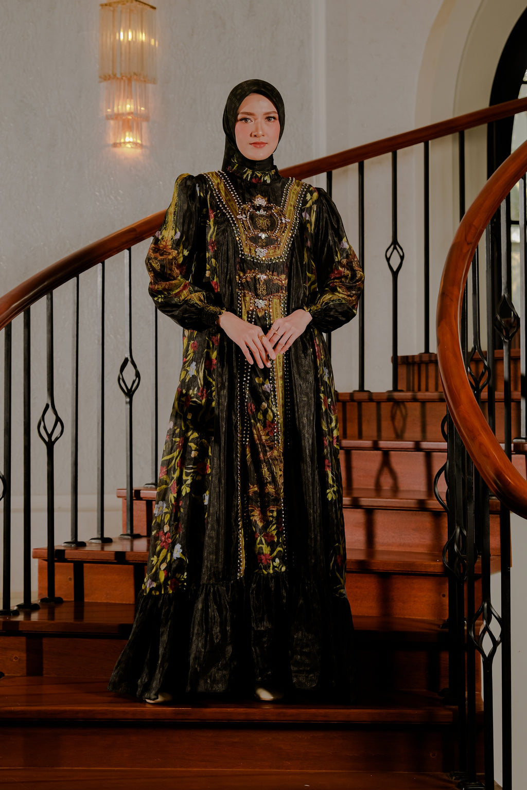 SHARAYAA DRESS - MIDNIGHTLIME